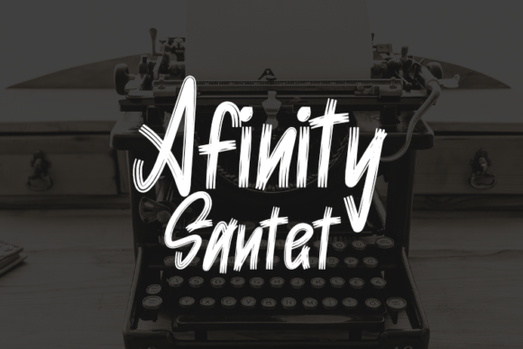 Afinity Santet Font for Creative Makers
