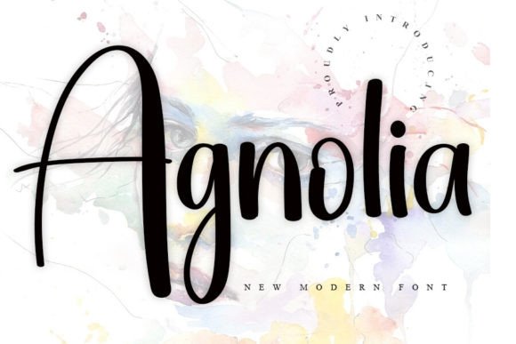 Agnolia: A Graceful Script Font