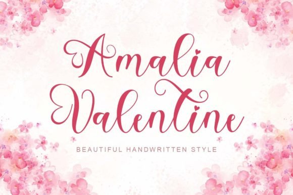 Amalia Valentine Font for Creative Campaigns
