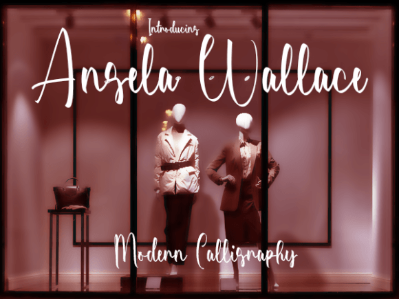 Angela Wallace Font for Creative Campaigns