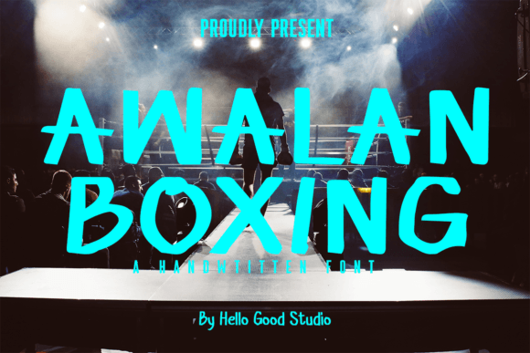 Awalan Boxing Font for Web Design