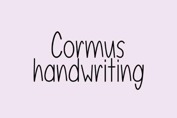Cormus: A Friendly Font for Campaign Design