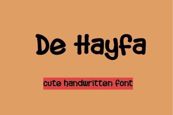De Hayfa Font for Creative Projects
