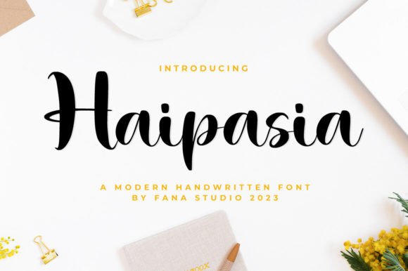 Haipasia: A Font for Bold Branding