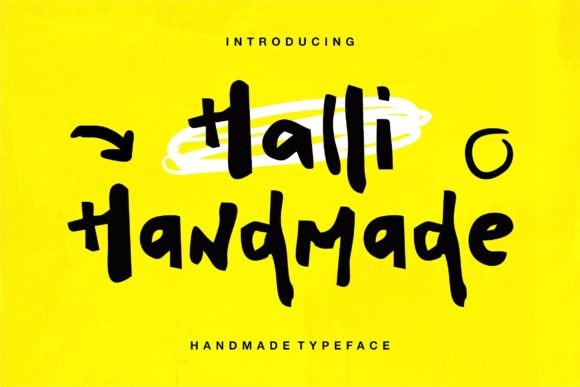 Halli Handmade Font for Creative Campaigns