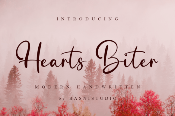 Hearts Biter Font for Creative Projects