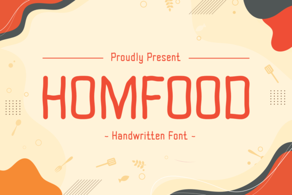 Homfood: A Playful Font for Creative Projects
