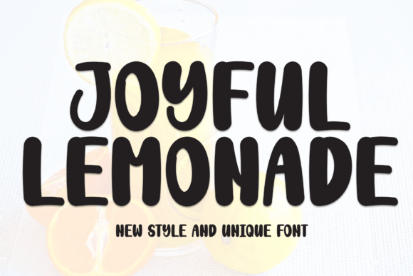 Joyful Lemonade Font for Creative Campaigns
