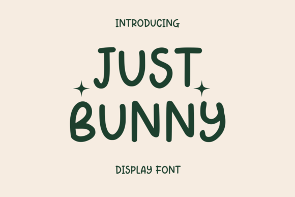 Just Bunny Font for Creative Makers