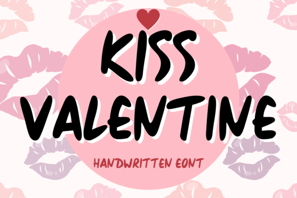 Kiss Valentine Font for Business Branding