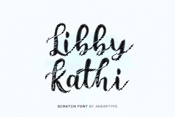 Libby Kathi Font for Creative Projects
