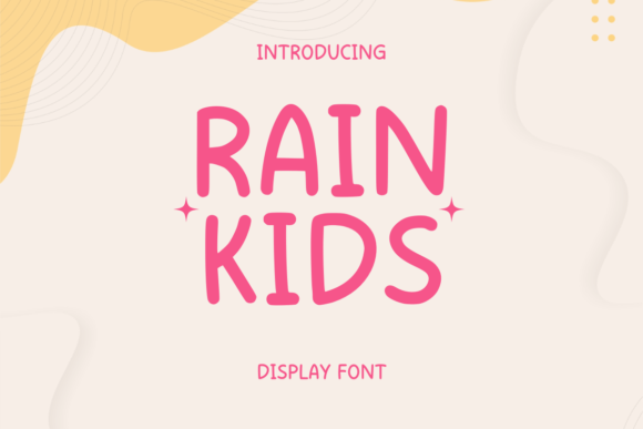Rain Kids Font Review