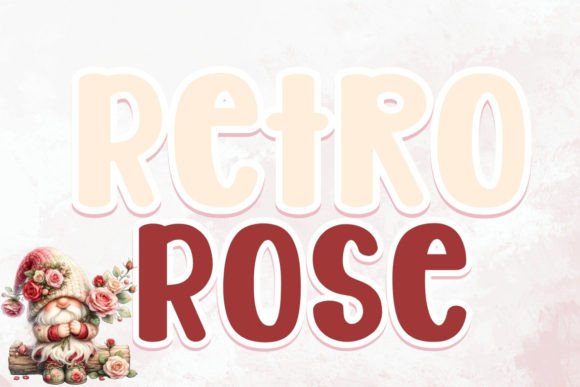 Retro Rose Font for Elegant Branding