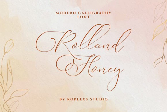 Rolland Honey Font for Web Design