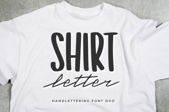 Shirt Letter Font for Creative Campaigns