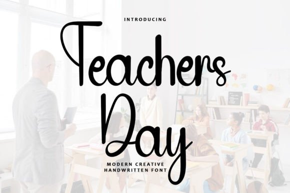 Teachers Day Font Review