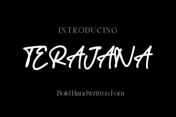 Terajana Font for Creative Projects