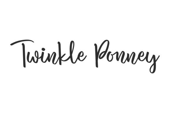 Twinkle Ponney Font for Creative Projects