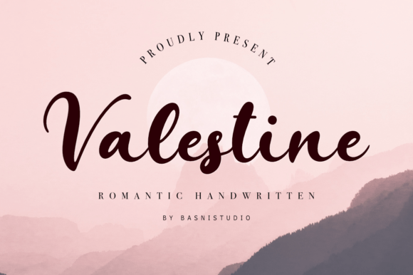 Valestine: A Romantic Handwritten Font