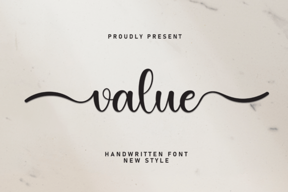Value Font for Creative Projects