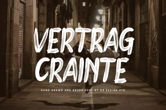 Vertrag Crainte Font for Creative Projects